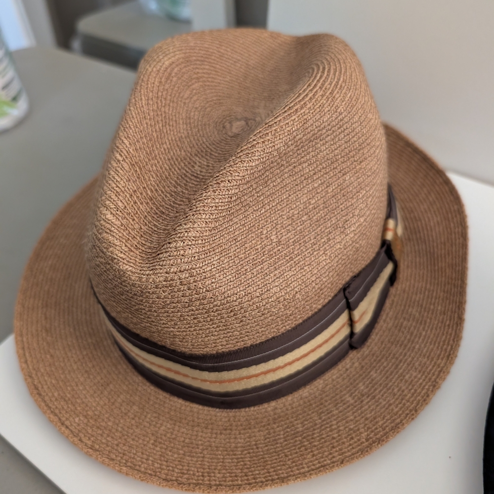 Adam Mocha Fedora Hat Collector Vintage